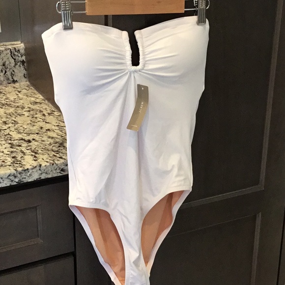 J. Crew Other - J Crew U front bandeau swim suit
